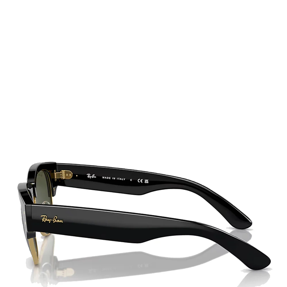 Ray-Ban 0RB0316S 901/31 53 Mega Clubmaster Black on Gold Sunglasses - Image 3
