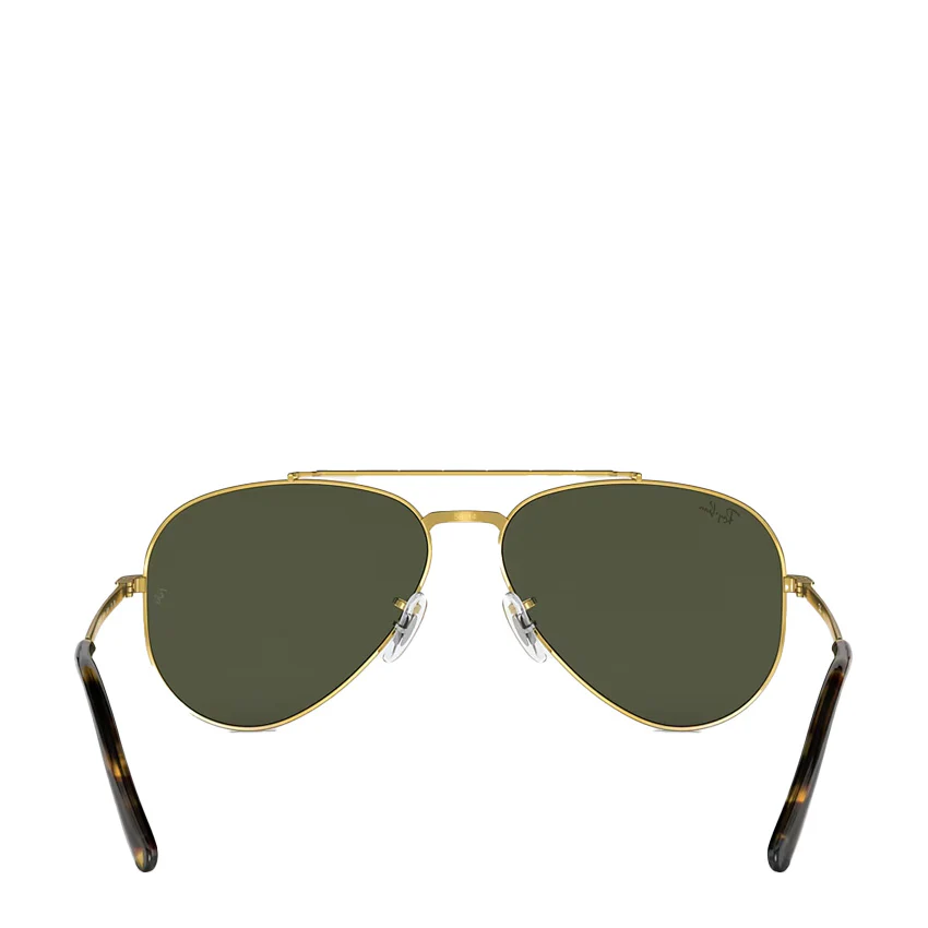Ray-Ban RB3625 135 58 New Aviator Sunglasses Legend Gold / Green - Image 3