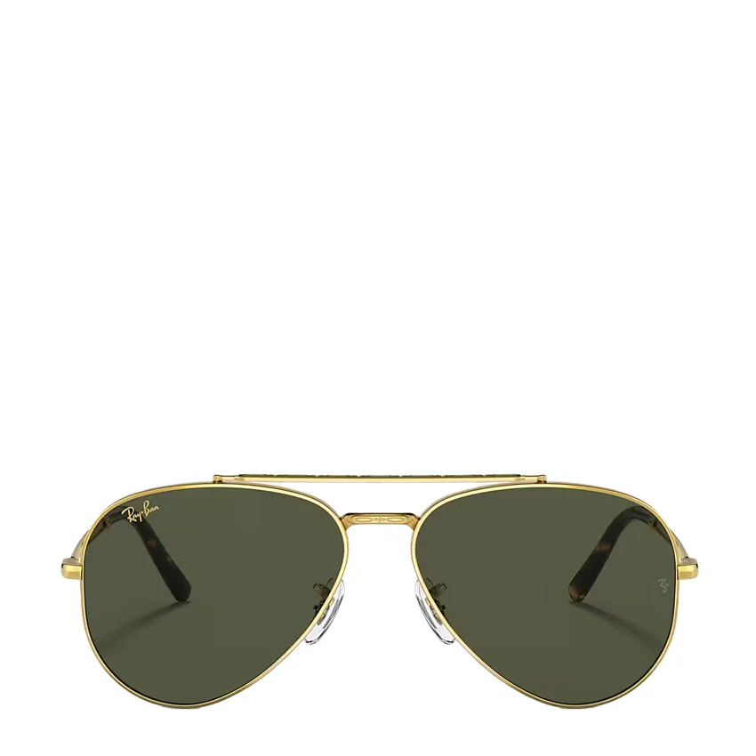 Ray-Ban RB3625 135 58 New Aviator Sunglasses Legend Gold / Green - Image 6
