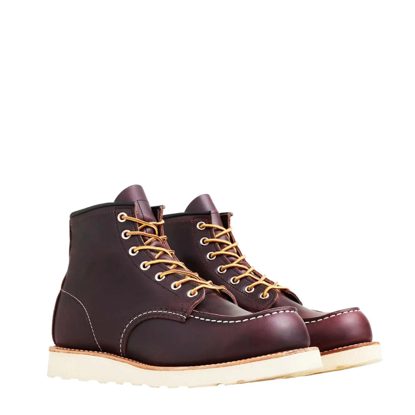 Red Wing 6-Inch Classic Moc Boot Black Cherry - Image 2