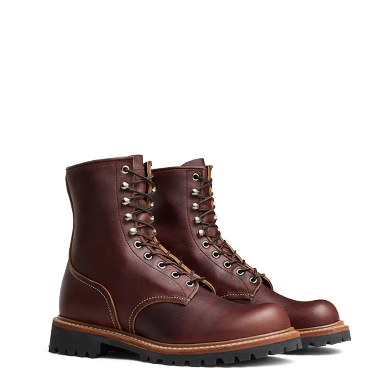 Red Wing 8-Inch Logger Boots Briar Oil Slick - Image 2