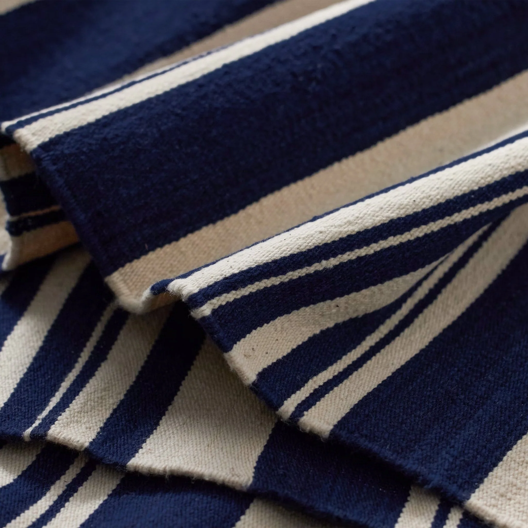 RRL By Ralph Lauren Area Rug Navy / Cream - Image 4