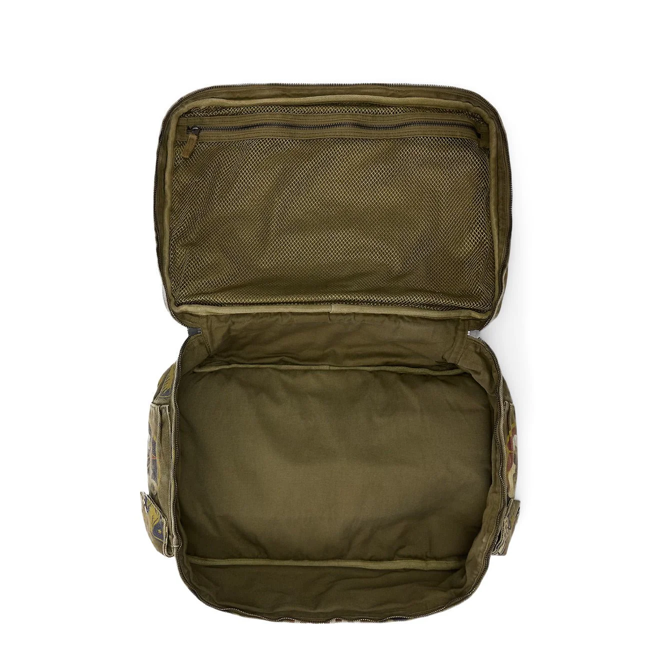 RRL By Ralph Lauren Canvas Graphic Backpack Olive Drab / Multi - Image 5