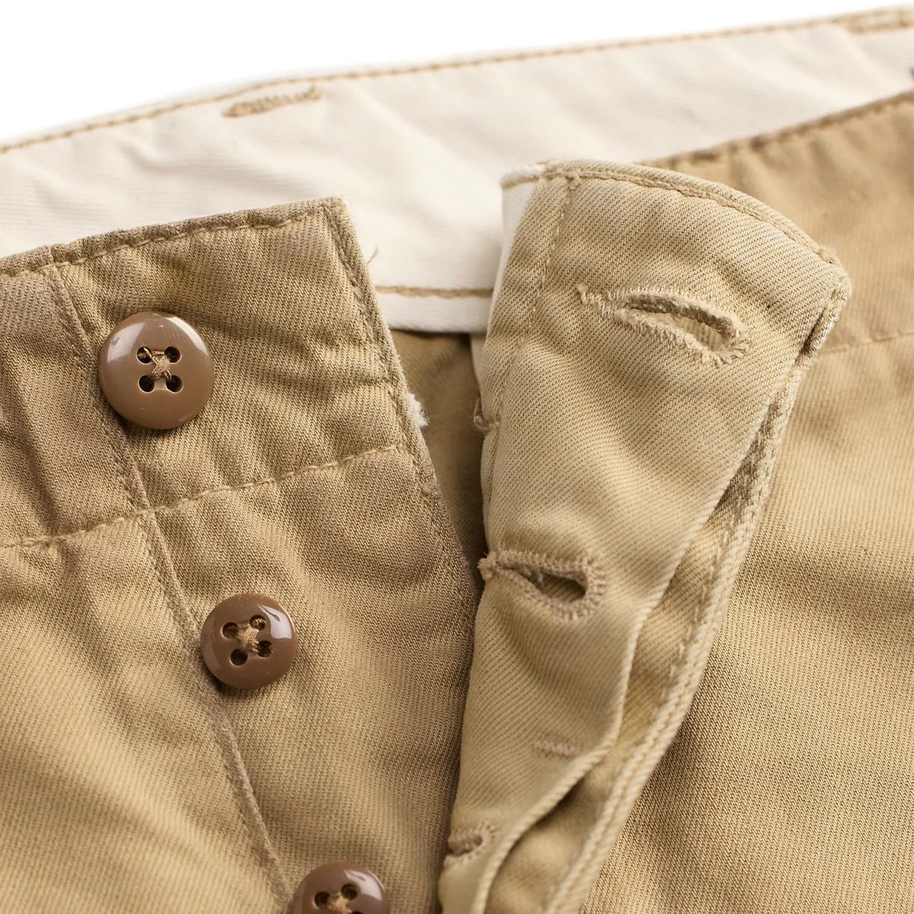 RRL By Ralph Lauren Distressed Chino Field Pant New Military Khaki - Image 3
