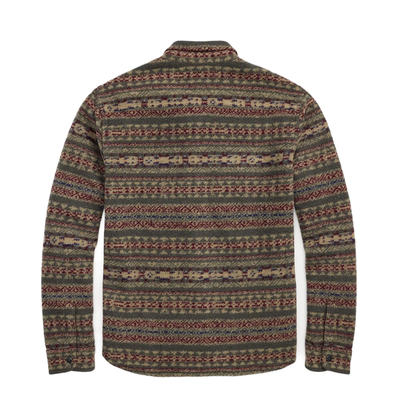 RRL By Ralph Lauren Fair Isle Wool-Blend Workshirt Red / Multi - Image 2