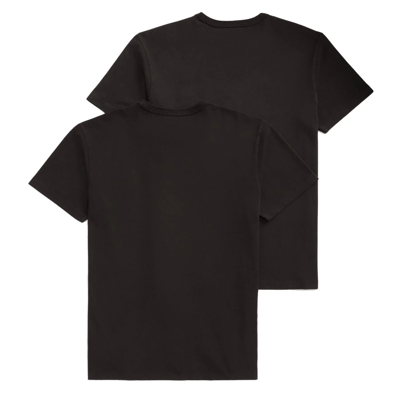 RRL by Ralph Lauren Garment-Dyed Pocket T-Shirt Two-Pack Black - Image 2
