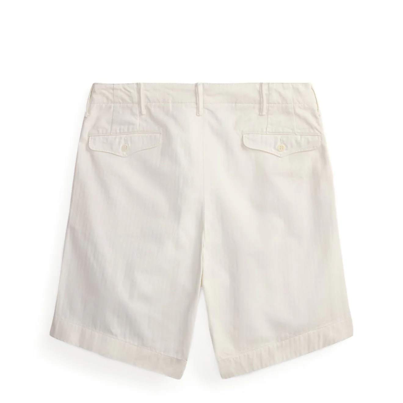 RRL By Ralph Lauren Herringbone Twill Officer's Shorts Antique White - Image 2