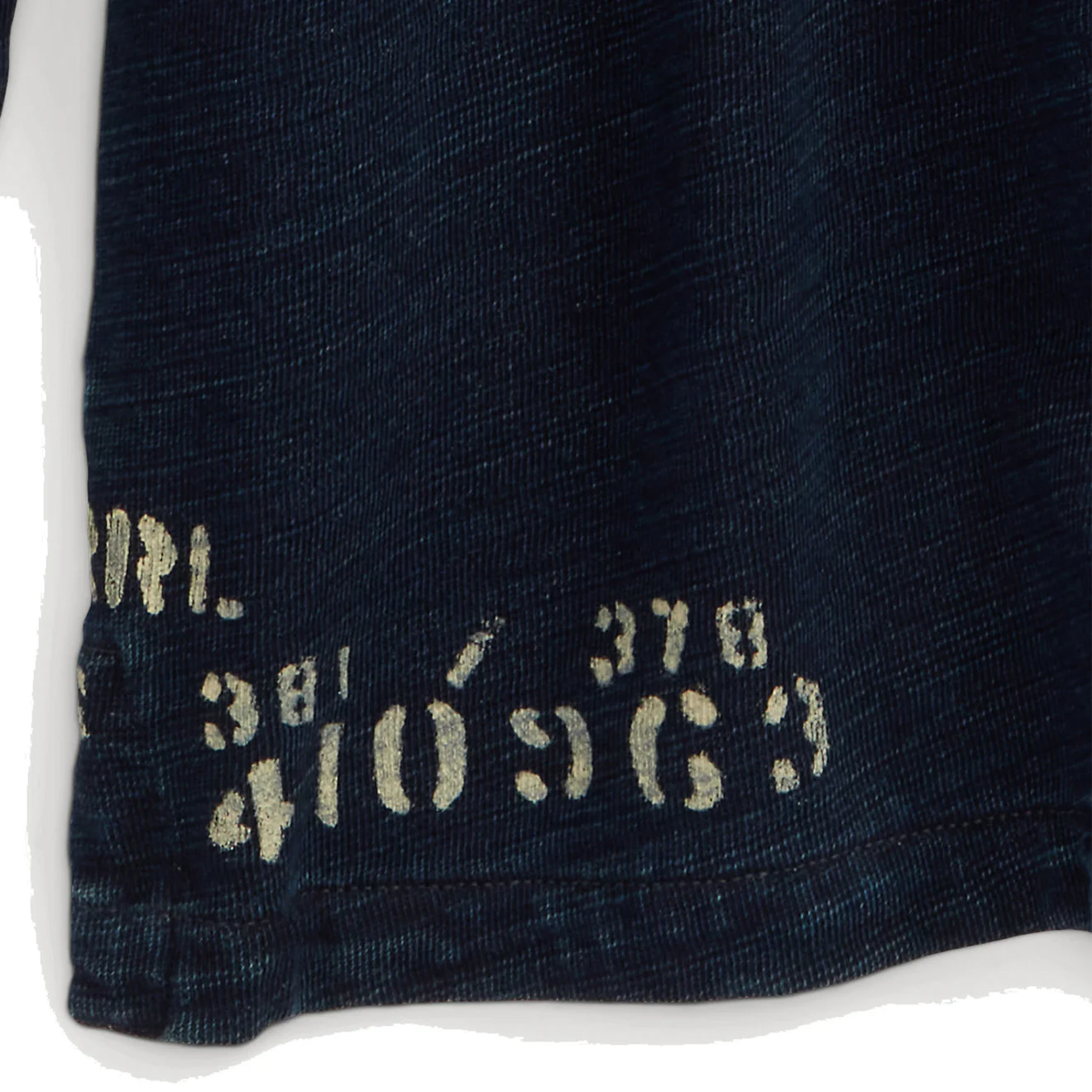 RRL by Ralph Lauren Indigo French Terry Rugby Shirt Indigo - Image 5