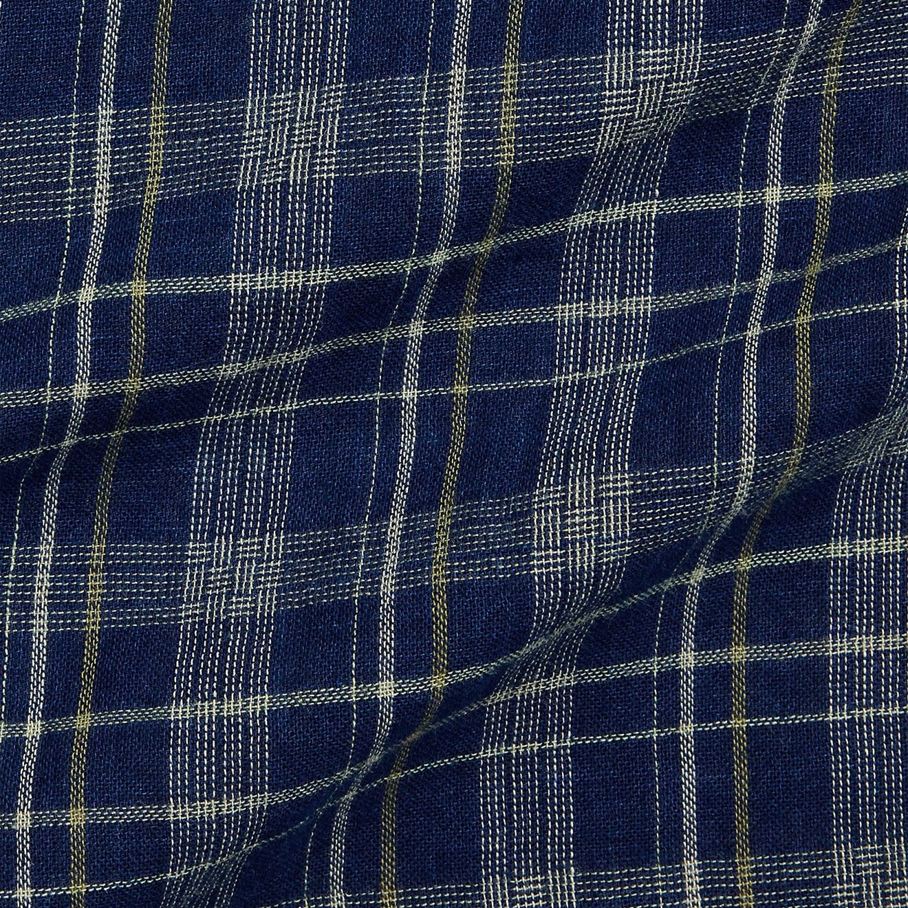 RRL By Ralph Lauren Indigo Plaid Double-Faced Workshirt Indigo Plaid/Strip - Image 4