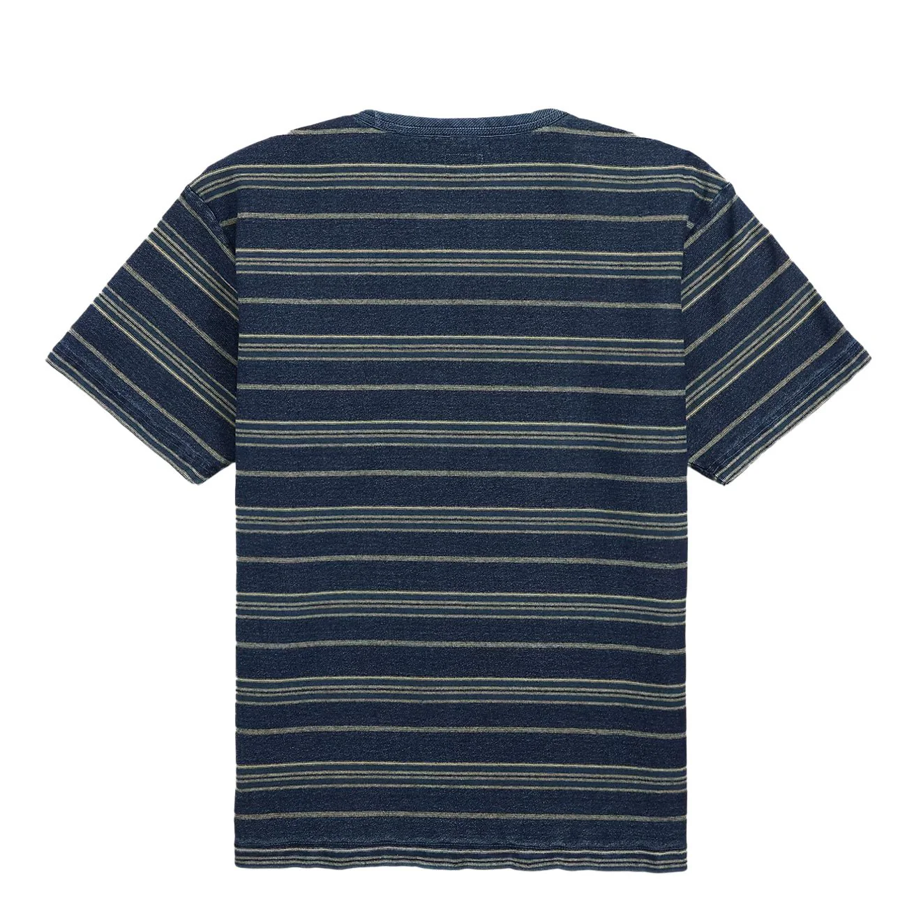RRL By Ralph Lauren Indigo Striped Jersey T Shirt Indigo / Multi - Image 2