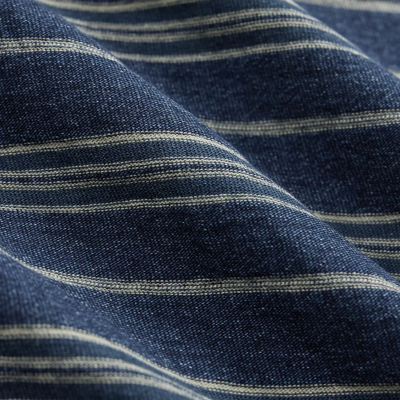 RRL By Ralph Lauren Indigo Striped Jersey T Shirt Indigo / Multi - Image 4