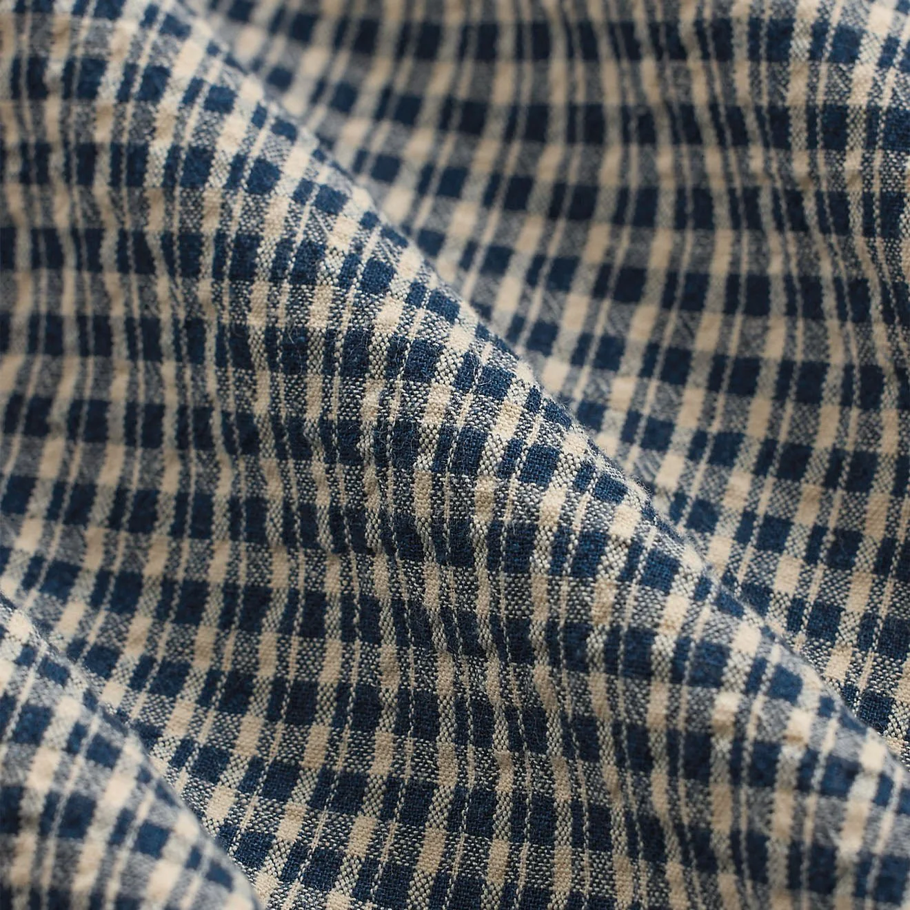 RRL By Ralph Lauren Lee S/S Short Sleeve Sport Shirt Indigo Check - Image 5