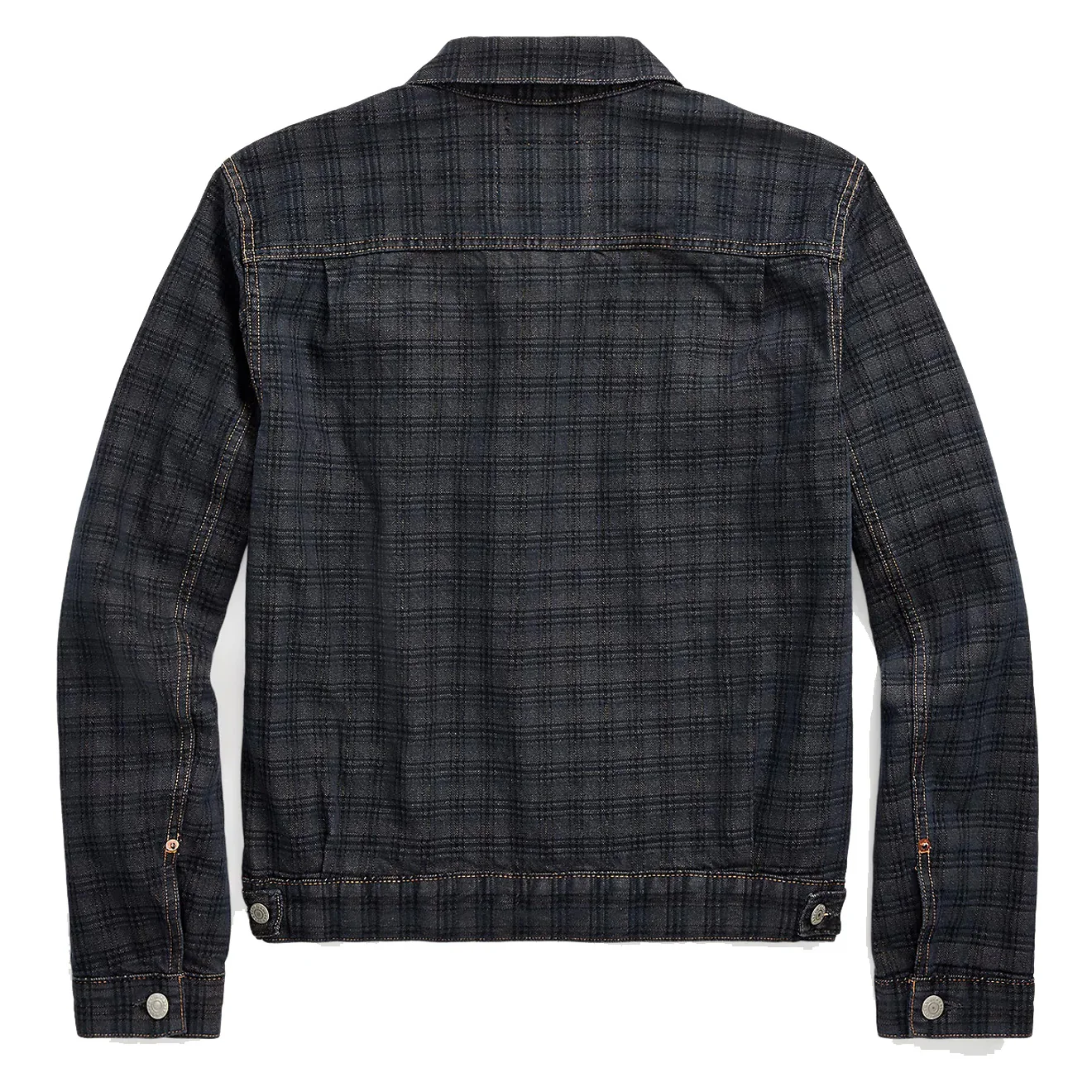 RRL by Ralph Lauren Limited-Edition Jacquard Denim Jacket Nightford Wash - Image 6