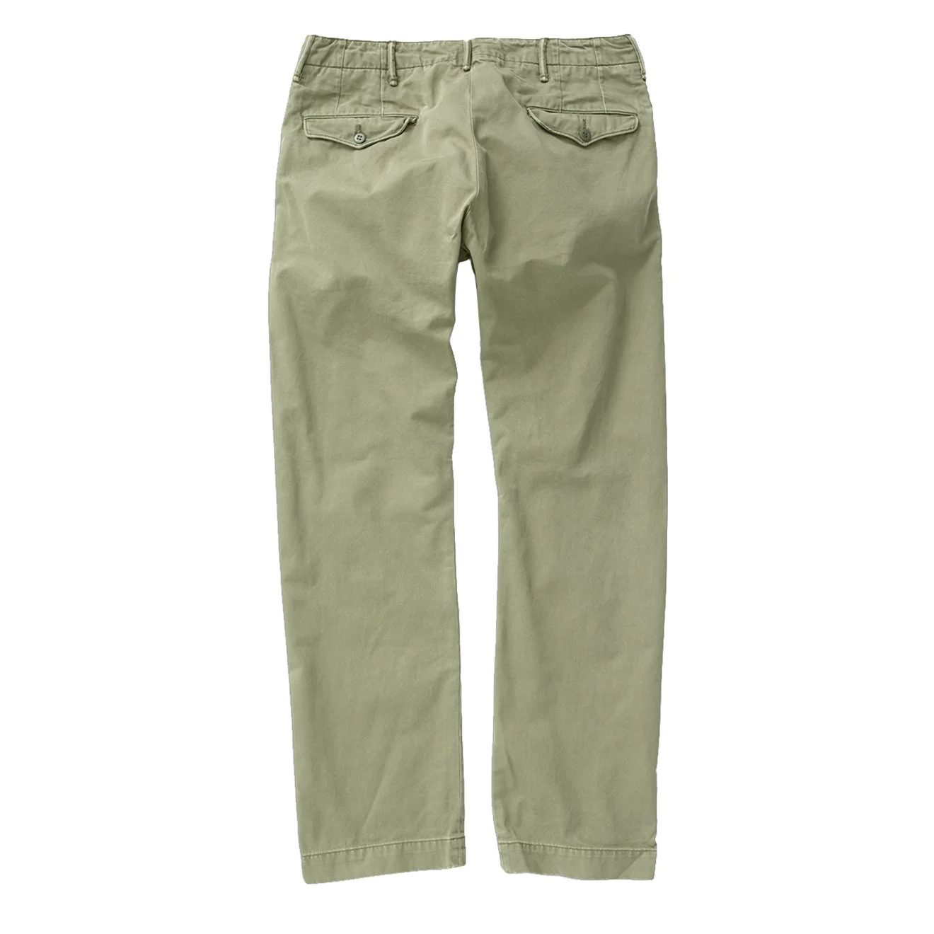 RRL by Ralph Lauren Officers Flat Pant Chino Olive - Image 2
