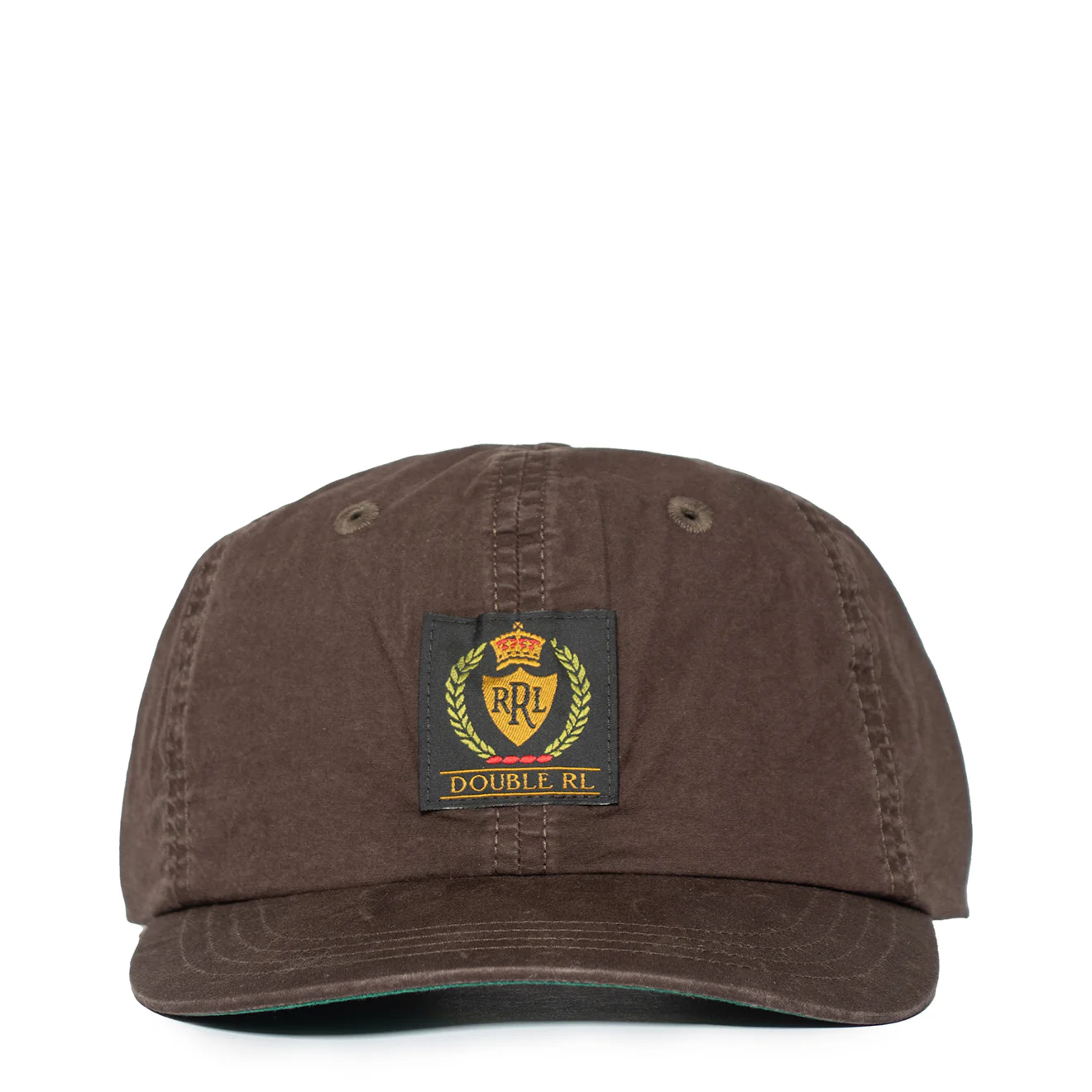 RRL by Ralph Lauren Oilcloth Ball Cap Dark Brown - Image 2