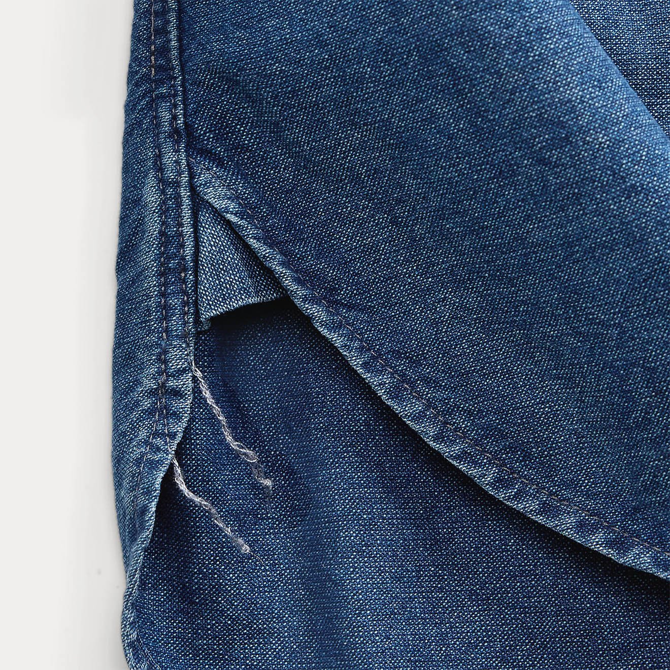 RRL By Ralph Lauren Oxford Workshirt Shirt Indigo - Image 6