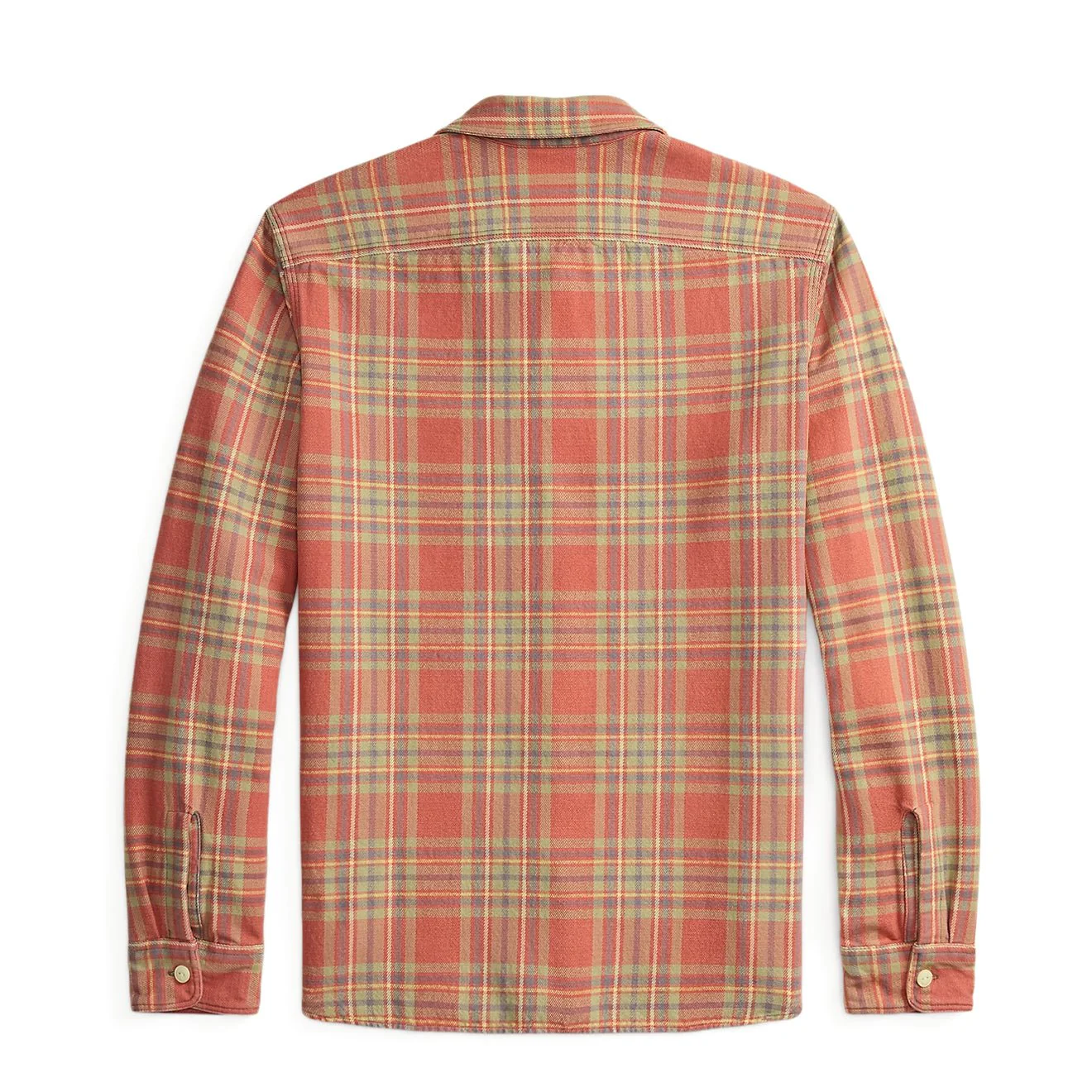 RRL By Ralph Lauren Plaid Twill Workshirt Red / Blue / Green - Image 2
