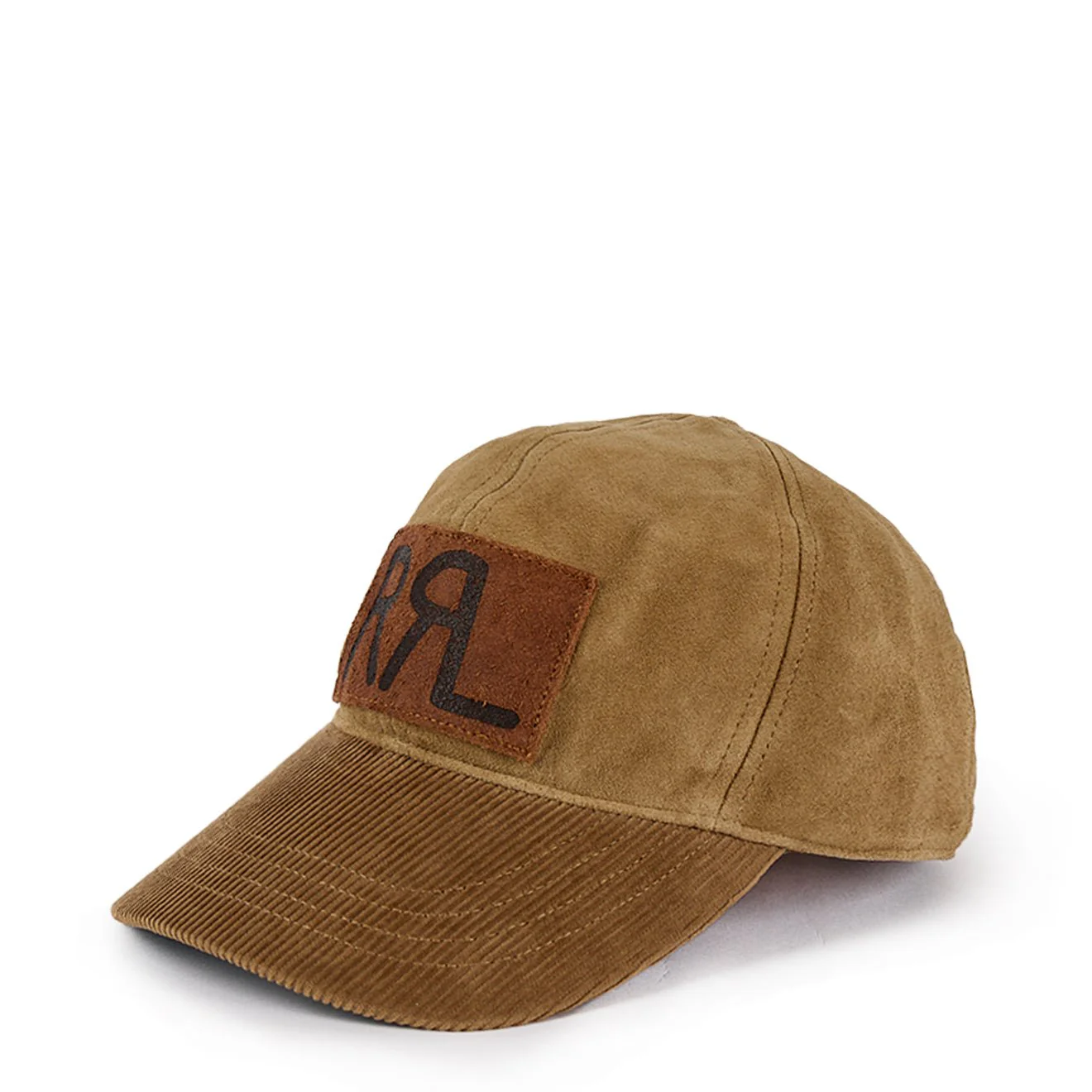 RRL By Ralph Lauren Roughout Suede Trucker Cap Tan