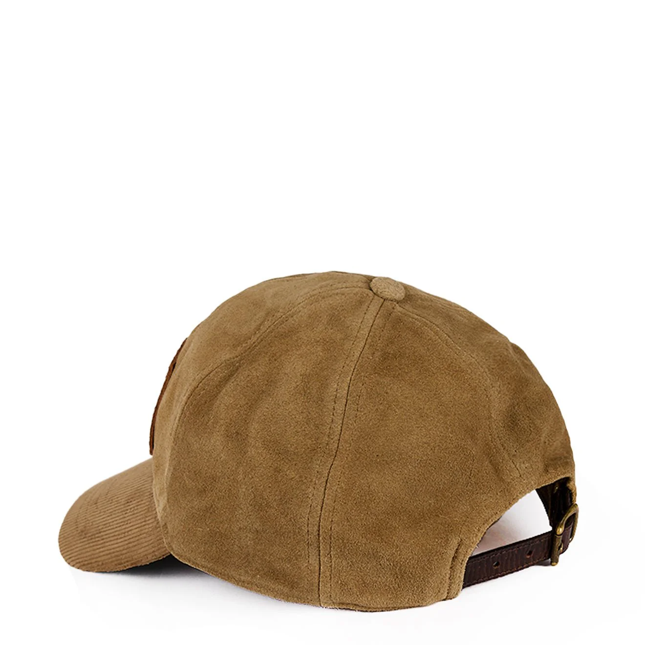 RRL By Ralph Lauren Roughout Suede Trucker Cap Tan - Image 2
