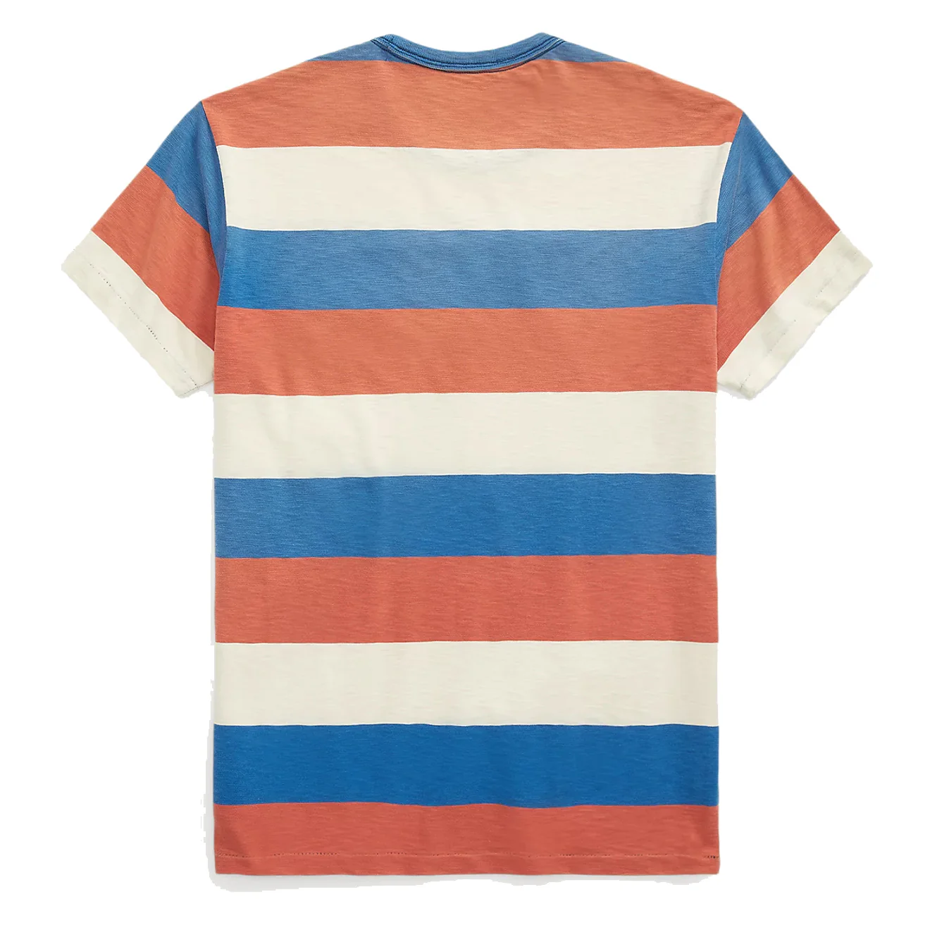 RRL by Ralph Lauren Striped Jersey Pocket T-Shirt Red/Blue/White - Image 5