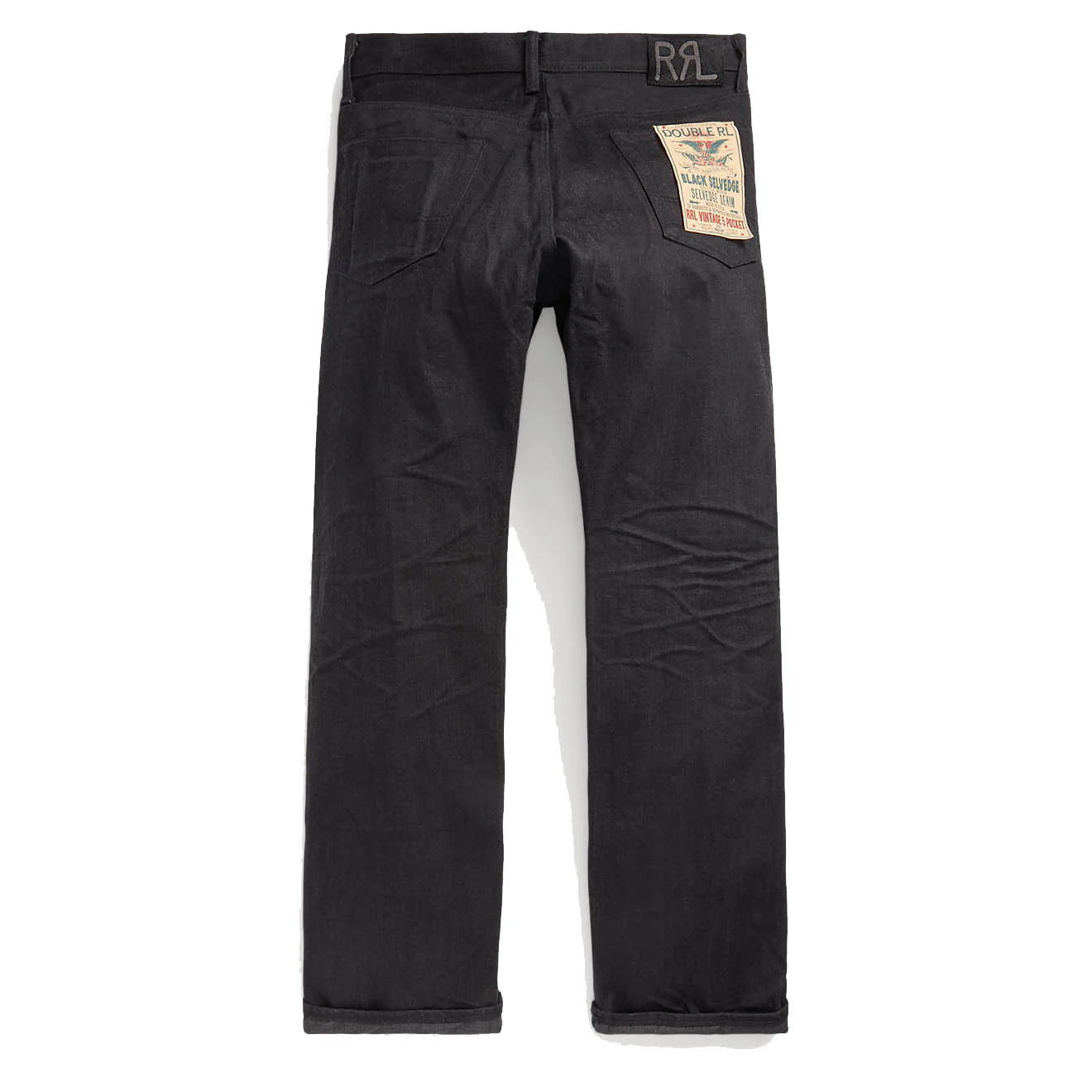 RRL by Ralph Lauren Vintage 5-Pocket New Black-on-Black Jean - Image 2