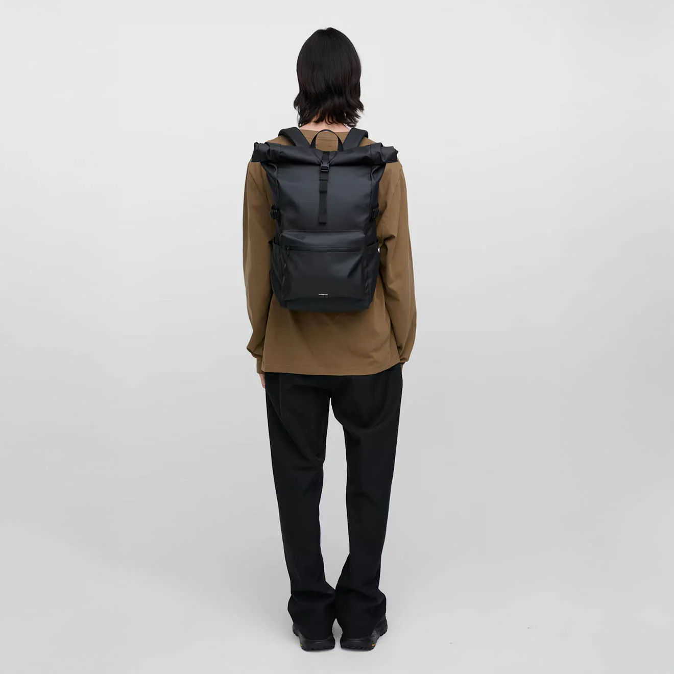 Sandqvist Stream Rolltop Backpack Large Black - Image 9