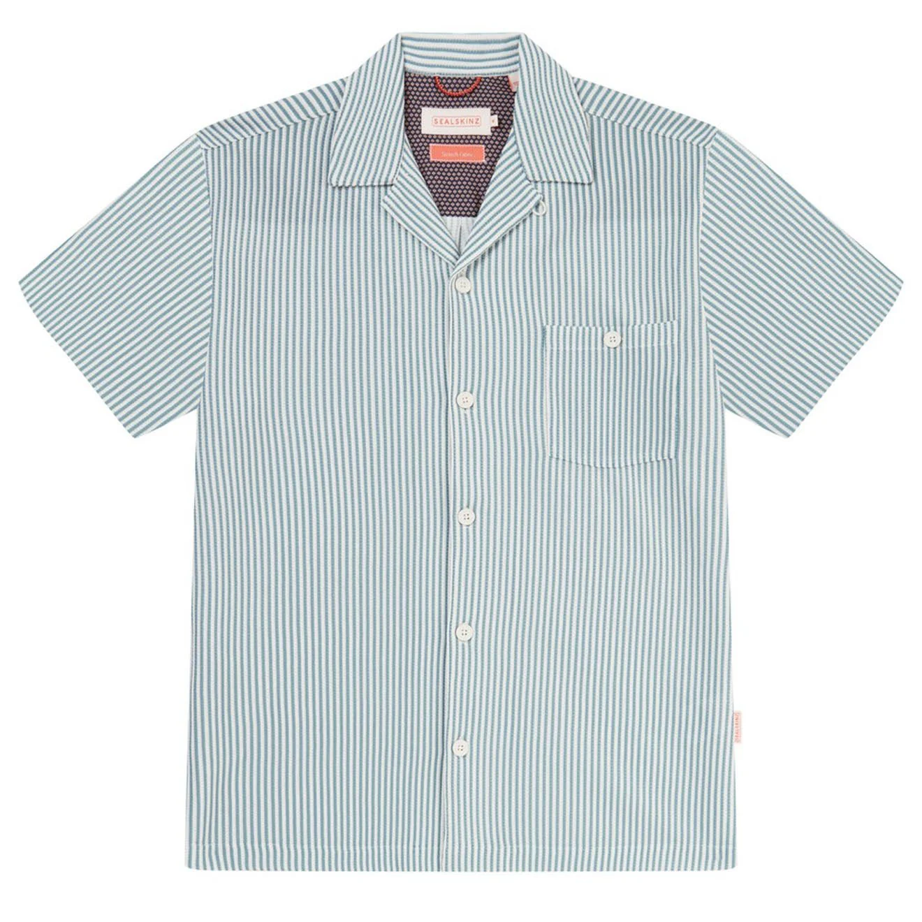 Sealskinz Weeting SS Jacquard Shirt Blue