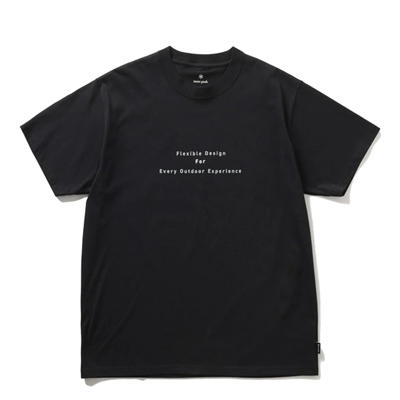 Snow Peak Back Printed Logo T-Shirt Black