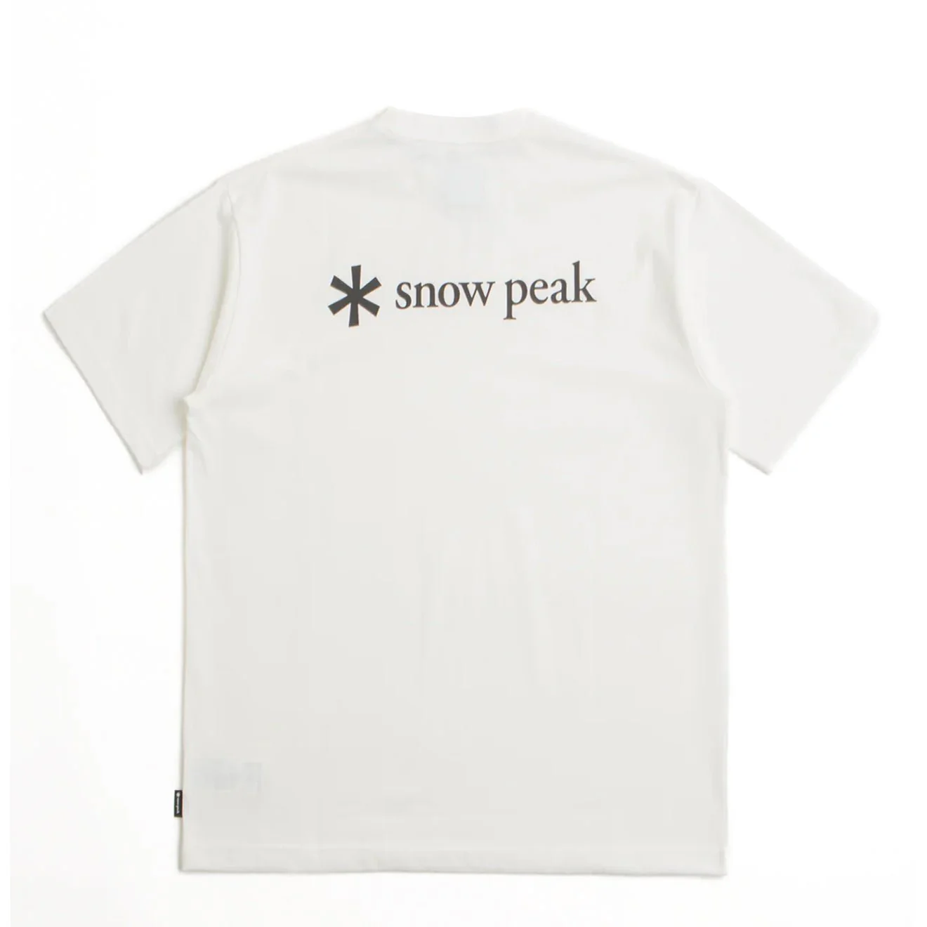 Snow Peak Back Printed Logo T-Shirt Off White - Image 2