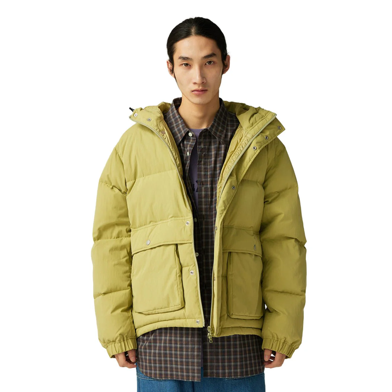 Snow Peak Everyday Down Jacket Light Green - Image 2
