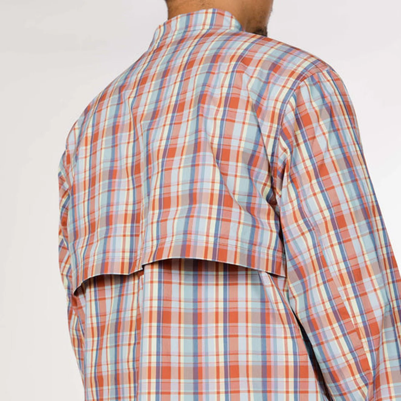 Snow Peak Fade Check Breezy Shirt Red - Image 6