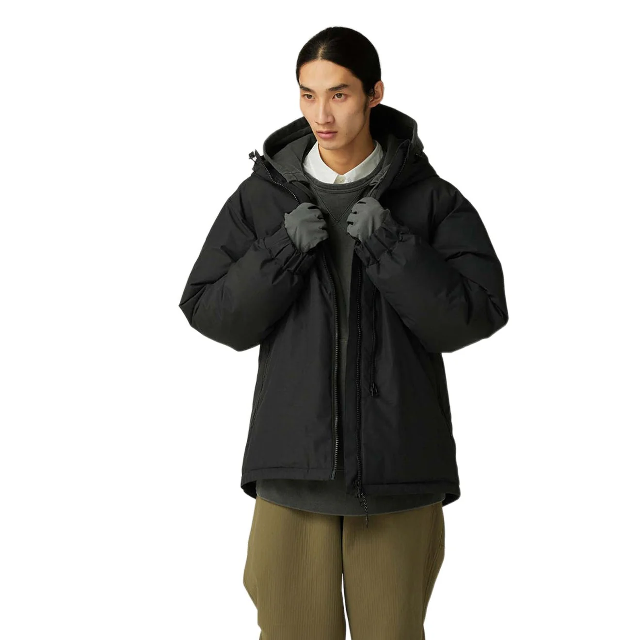 Snow Peak Fire Resistant 2L Down Jacket Navy - Image 4