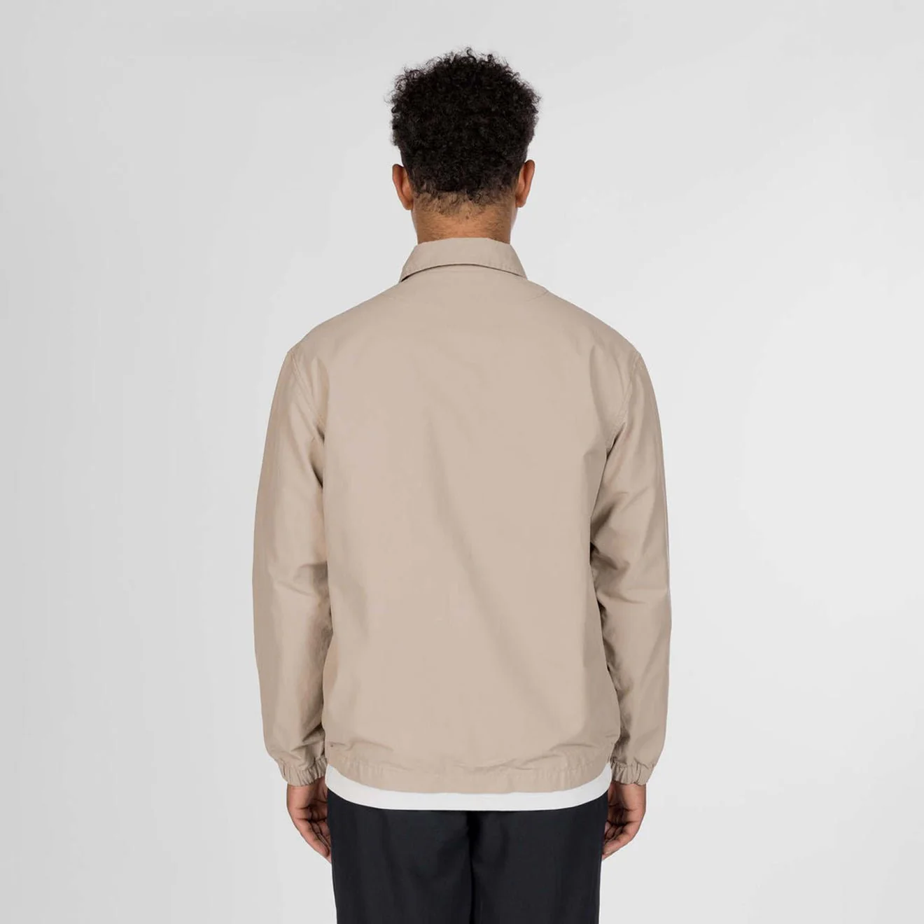 Snow Peak Light Dobby Cloth Harrington Jacket Greige - Image 4