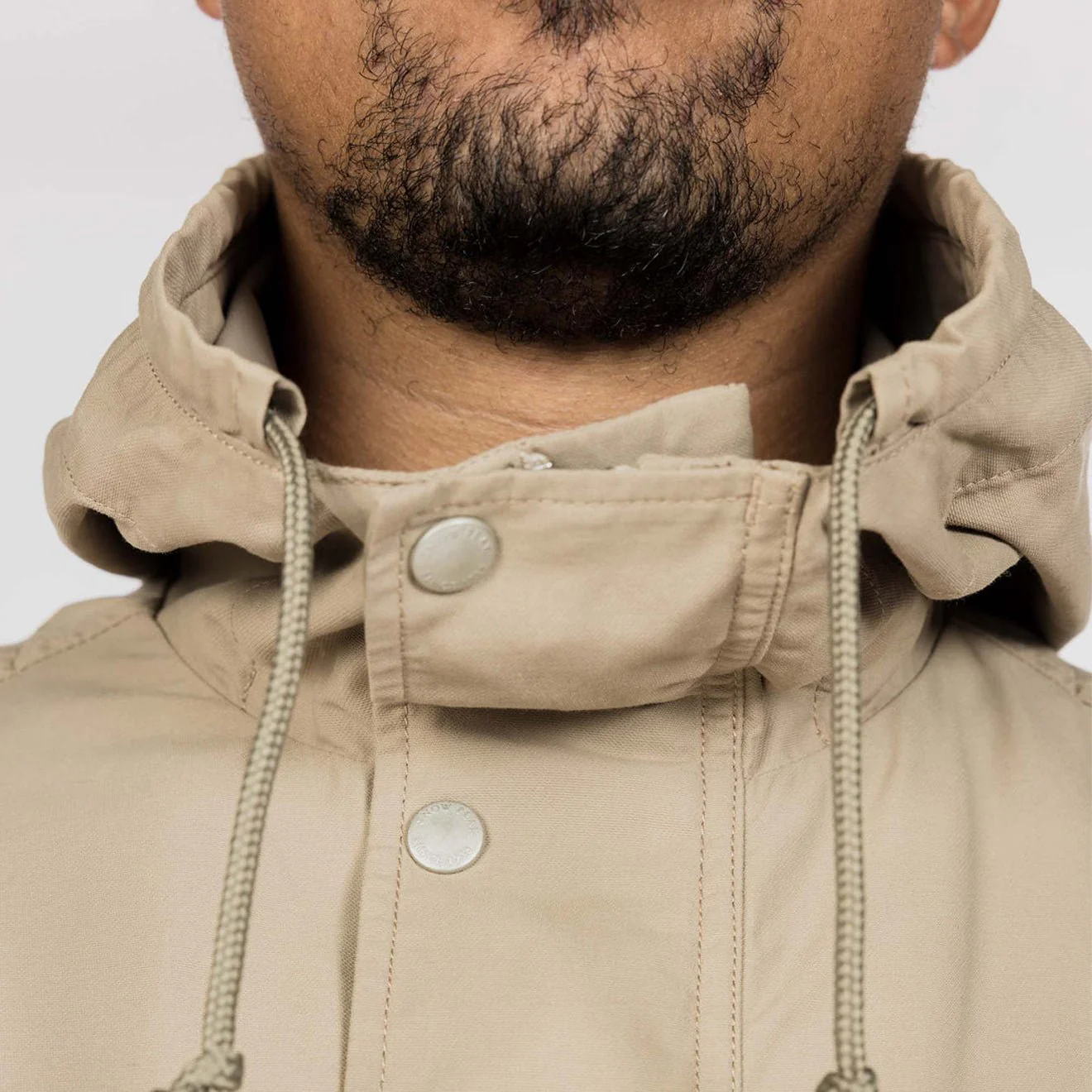 Snow Peak Light Dobby Cloth Parka Greige - Image 5