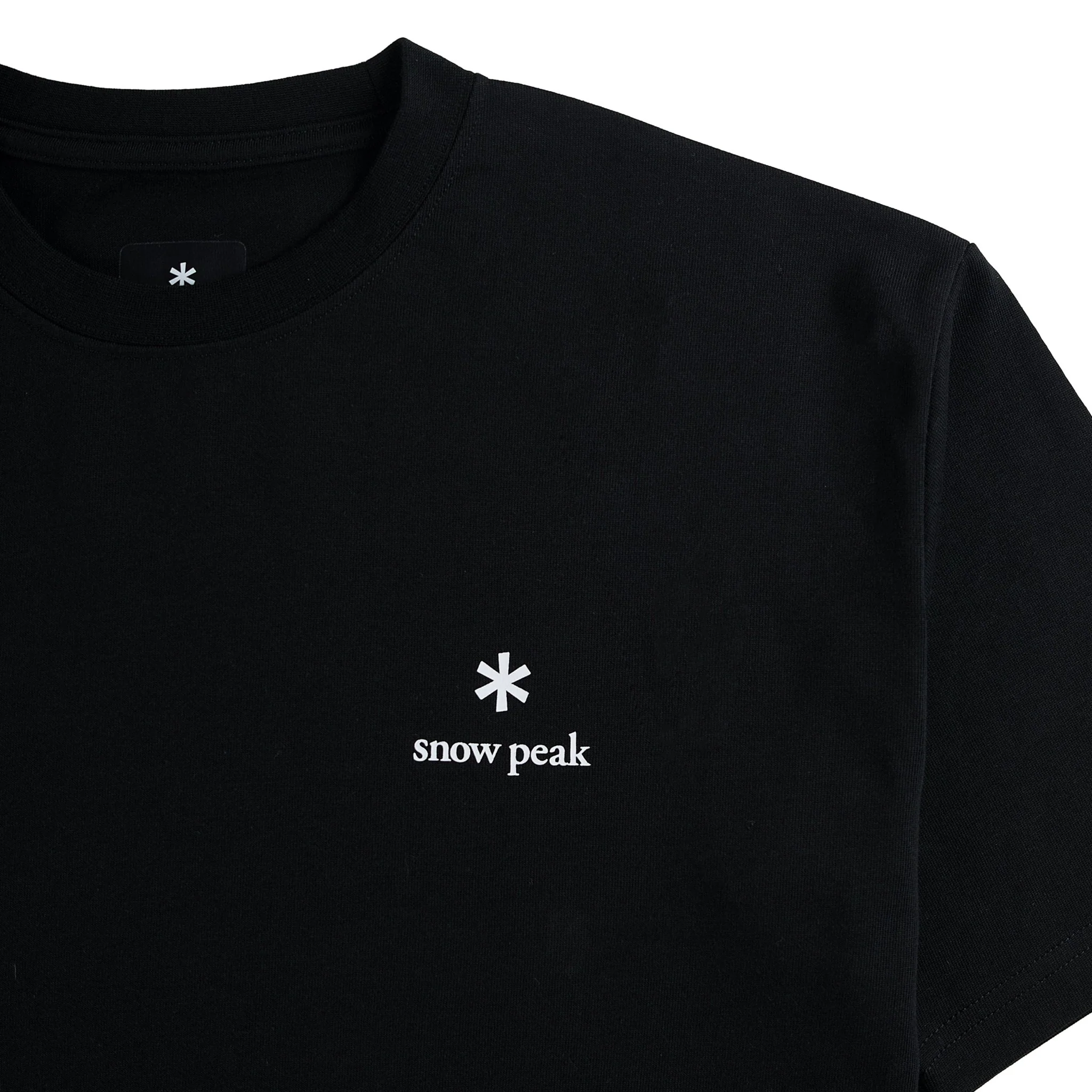 Snow Peak Logo T-Shirt Black - Image 3