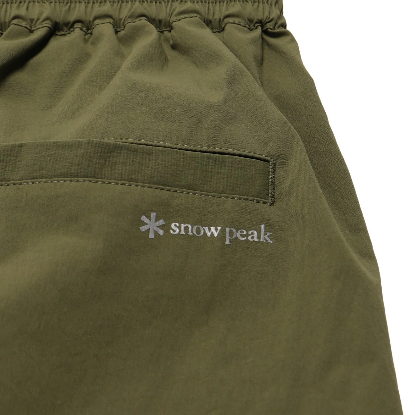 Snow Peak Standard Easy Shorts Olive - Image 3