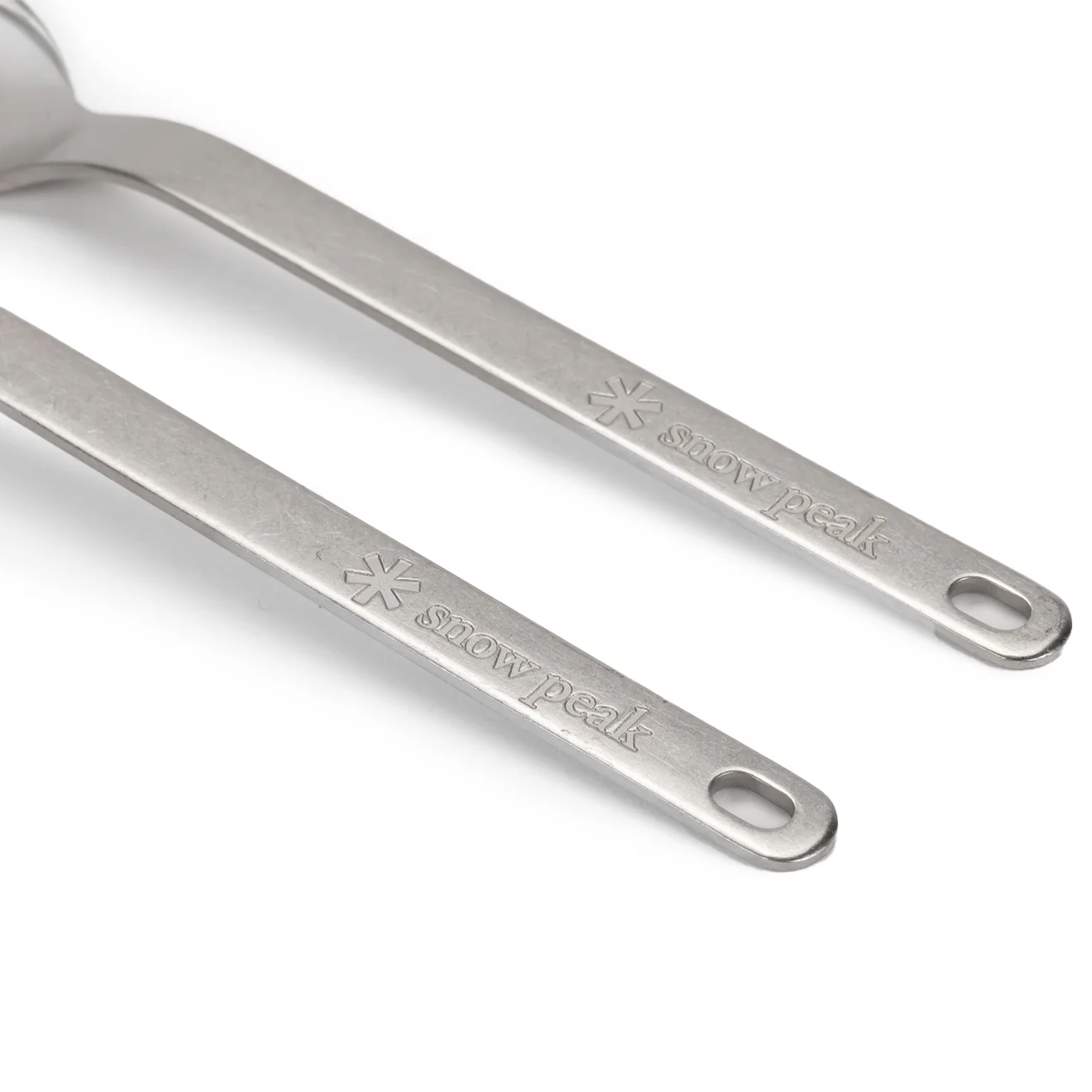Snow Peak Titanium Fork & Spoon Set - Image 3