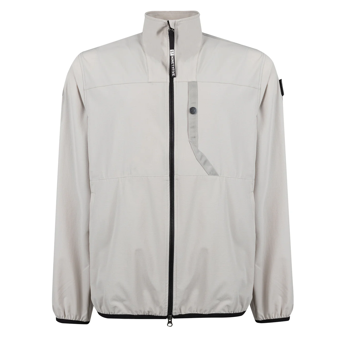 ST95 4 Way Stretch Zip Through Jacket Light Grey