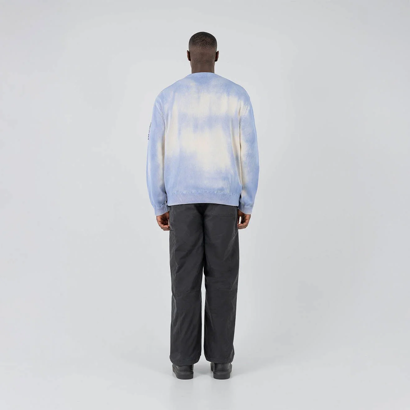 ST95 Adige Crew Knit Sweater Thermo Blue - Image 9