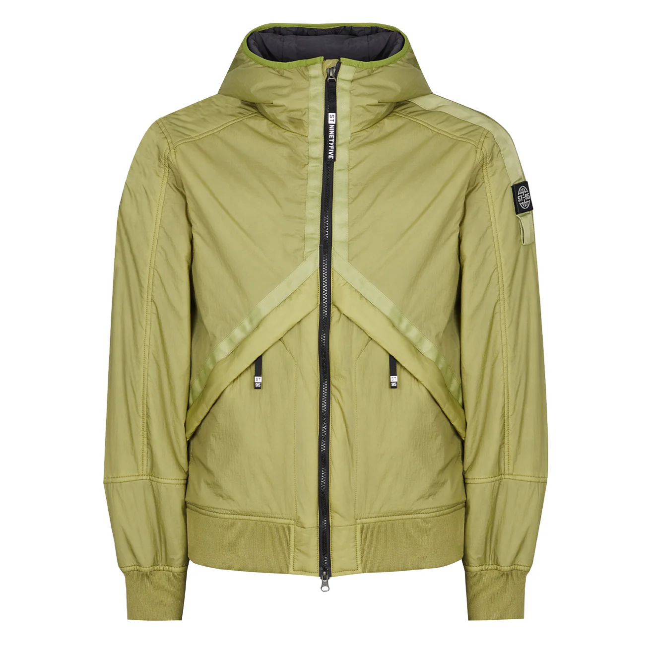 ST95 Helio Hooded Padded Blouson Light Green