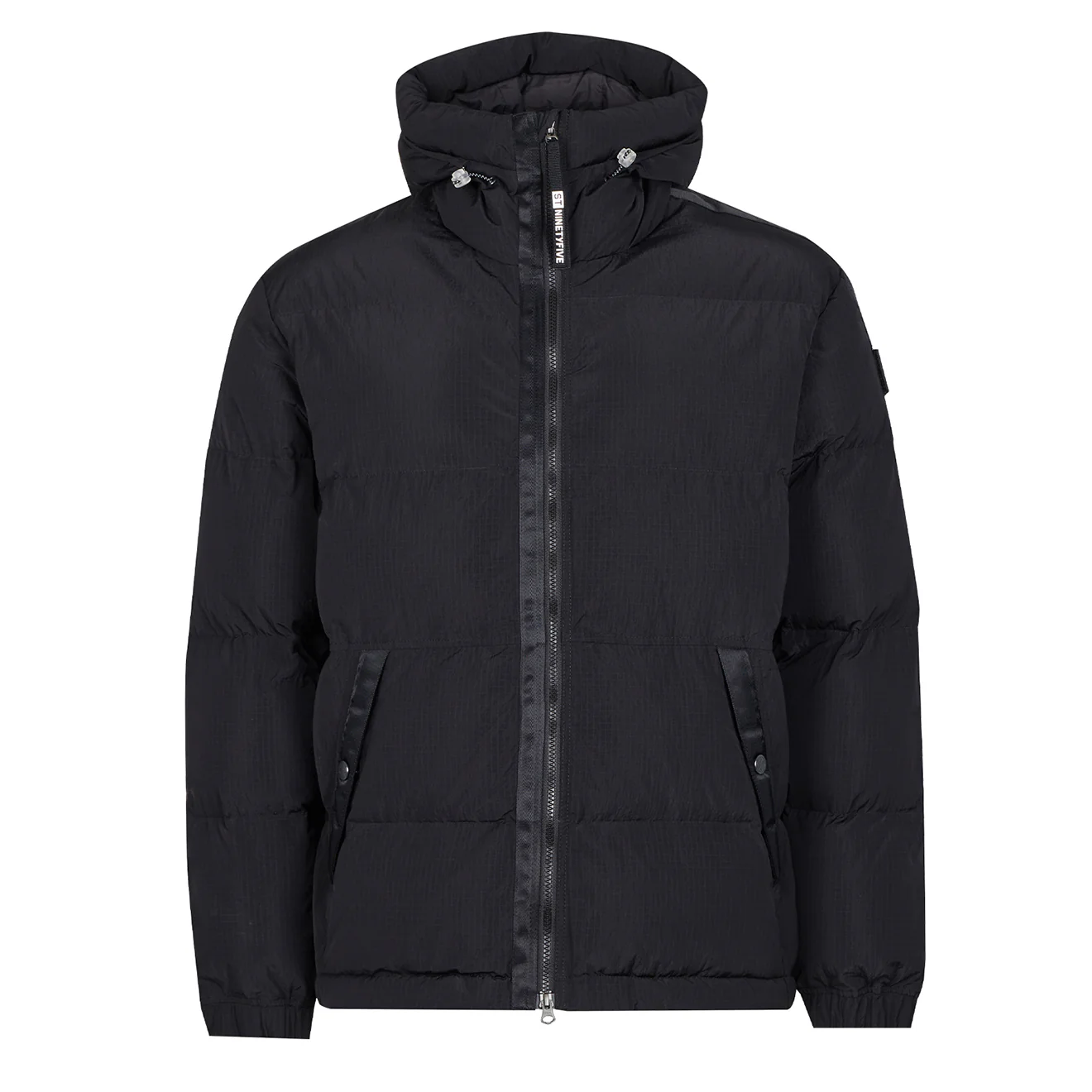 ST95 Hooded Puffer Black