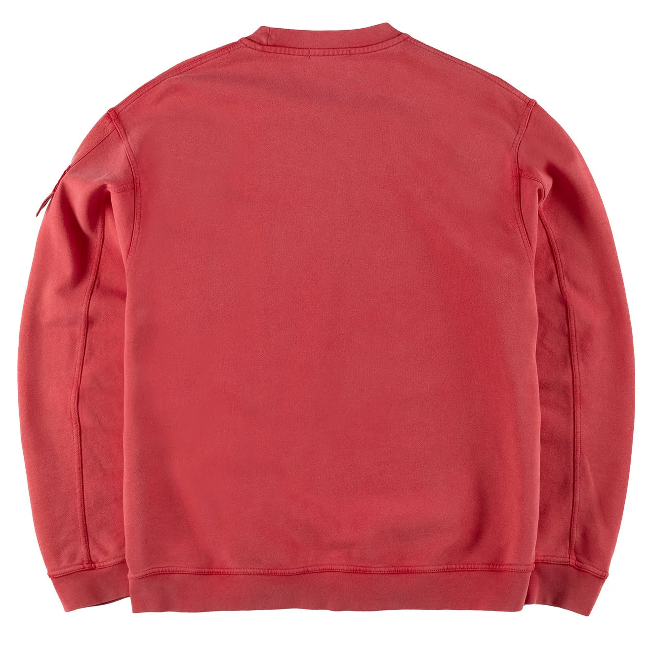 ST95 Luna Nucleo Oversized Crew Sweatshirt Washed Red - Image 2