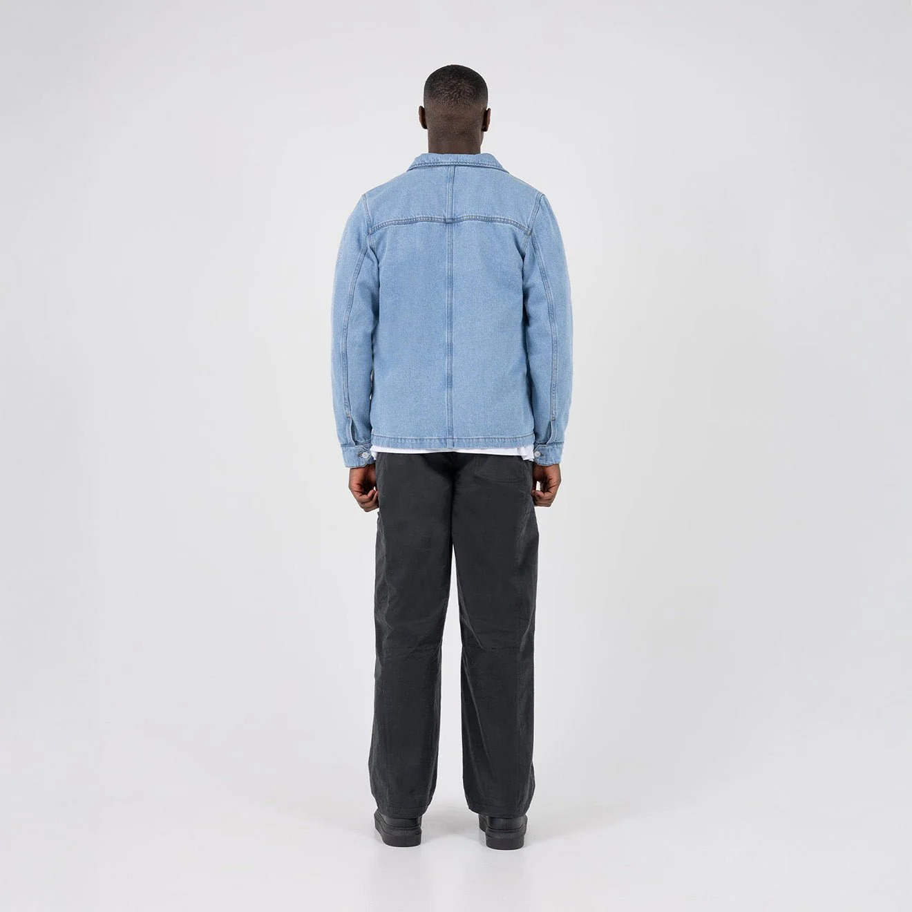 ST95 Misa Denim Shirt Washed Blue - Image 5