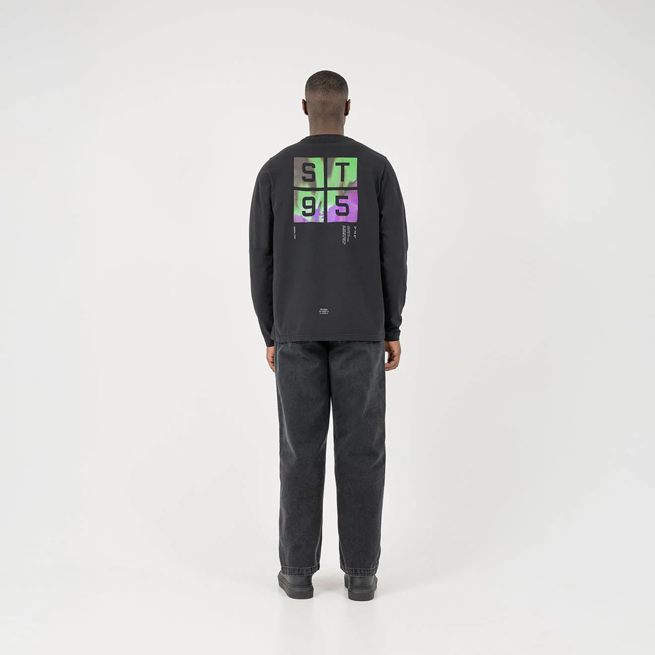 ST95 Northern Lights LS T-Shirt Black - Image 5