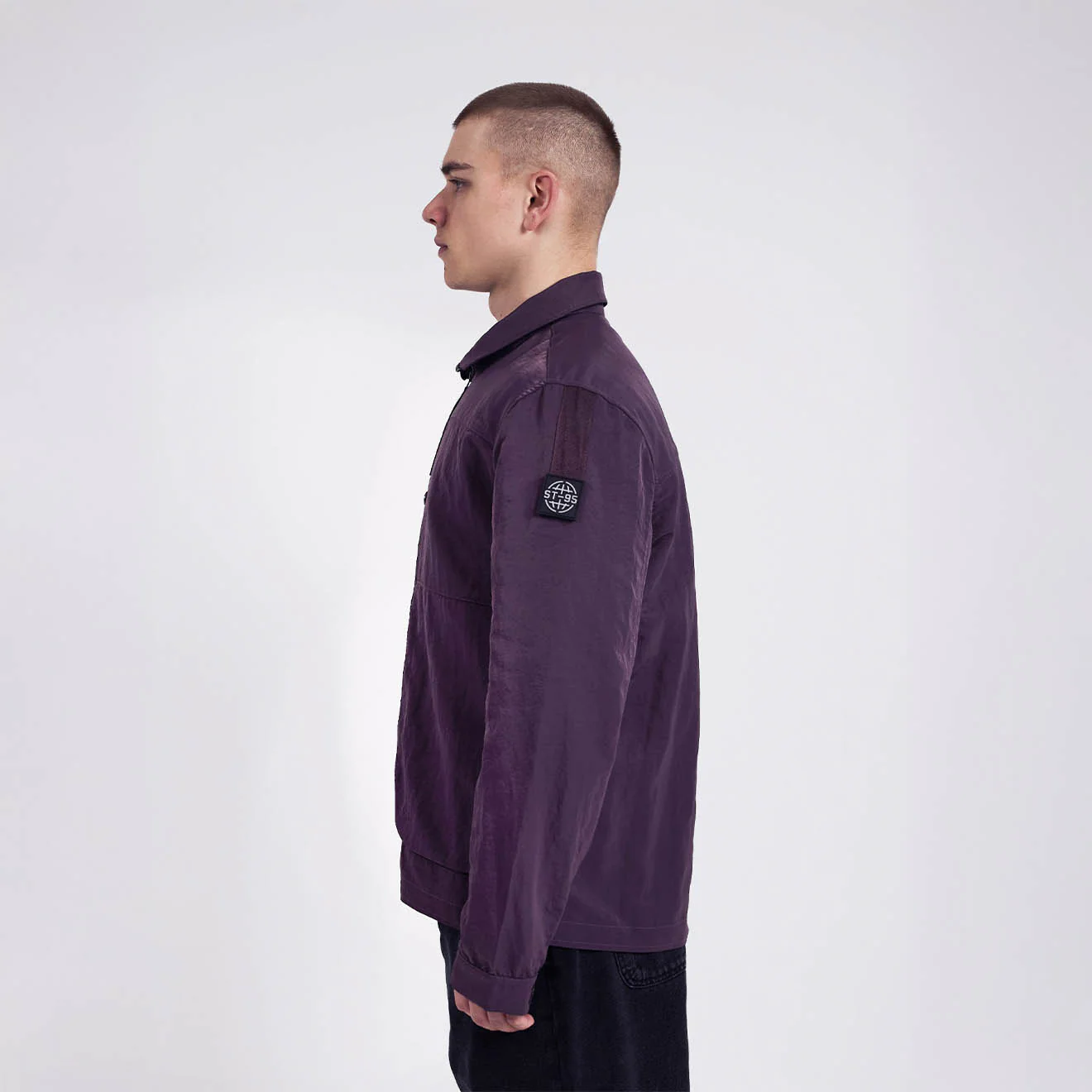 ST95 Oglio Overshirt Plum - Image 4