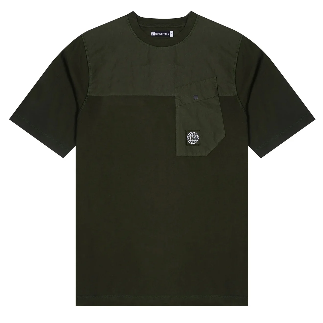 ST95 Pocket Tee Dark Green