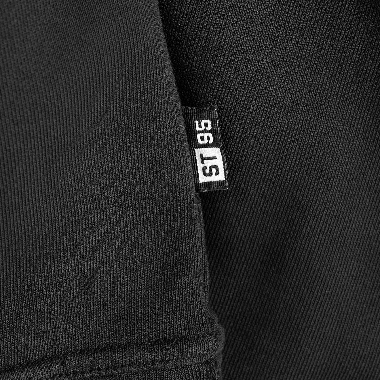 ST95 Sole Nucleo Oversized Hoodie Black - Image 3
