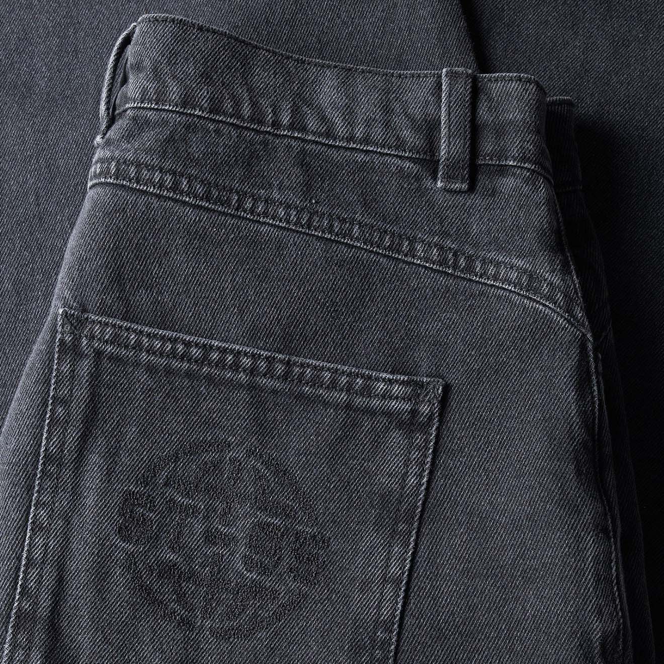 ST95 Volturno Baggy Jean Washed Black - Image 4