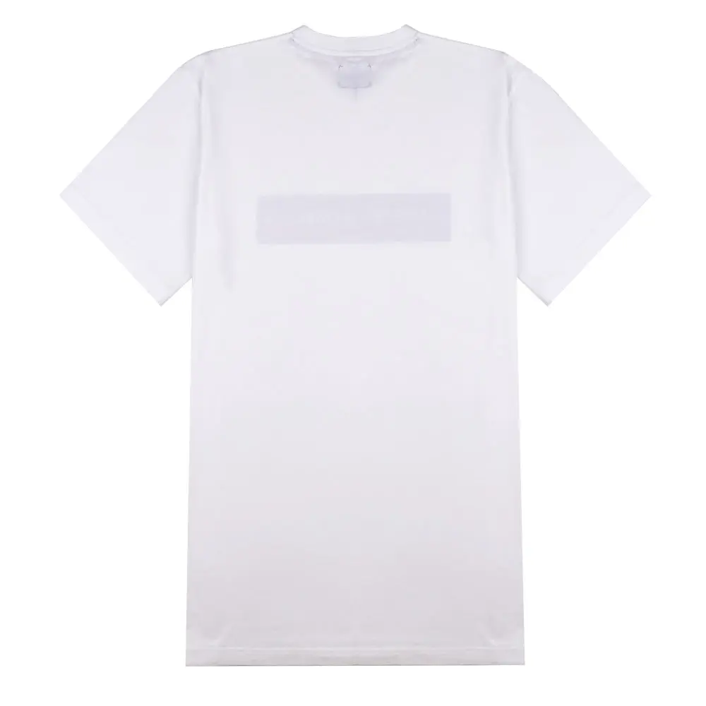 Stay Hungry YMGU Navy Logo T-Shirt White - Image 2