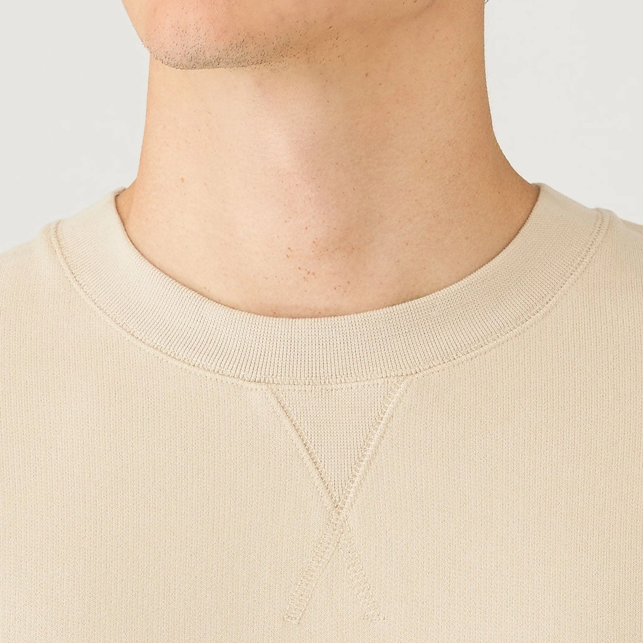 Sunspel Loopback Sweatshirt Hazelwood - Image 3